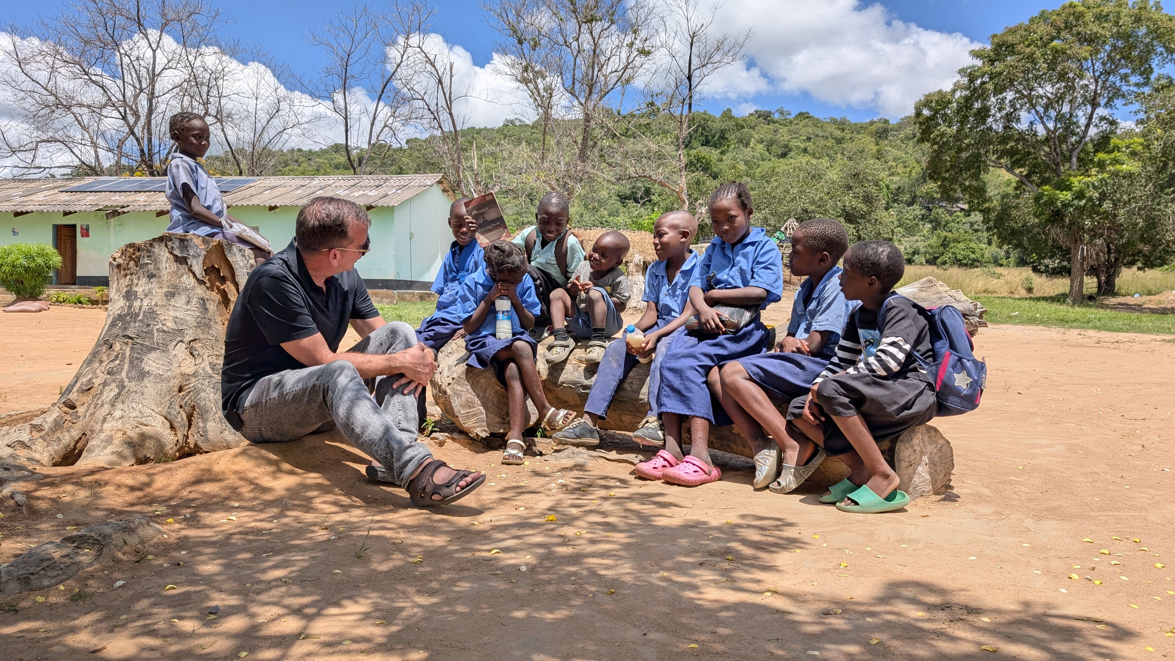 Students learning together